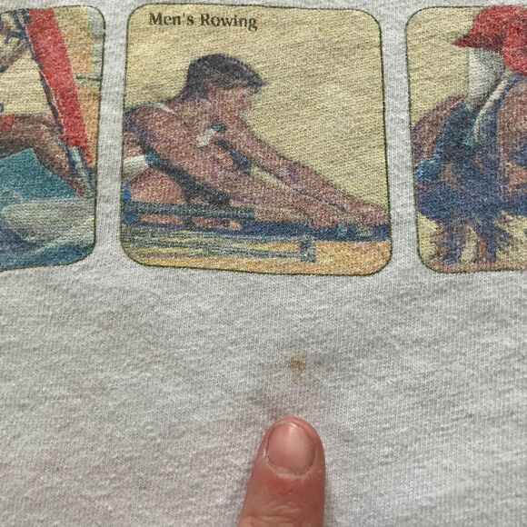 VTG 90s Single Stitch Hanes Beefy Tee Atlanta Centennial Olympics t-shirt, XL - Picture 3 of 8